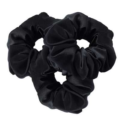 3 stk silke hår scrunchie - 3,5 cm