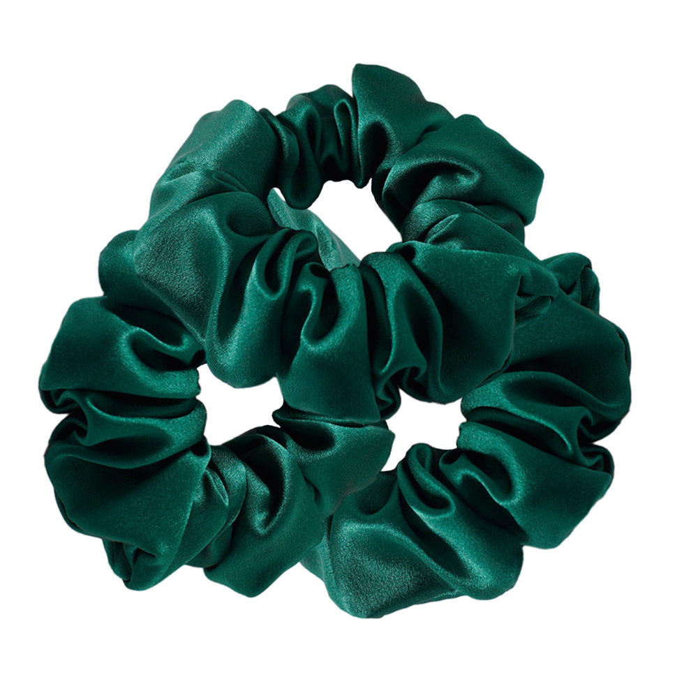 3 pcs silk hair scrunchie - 3.5cm