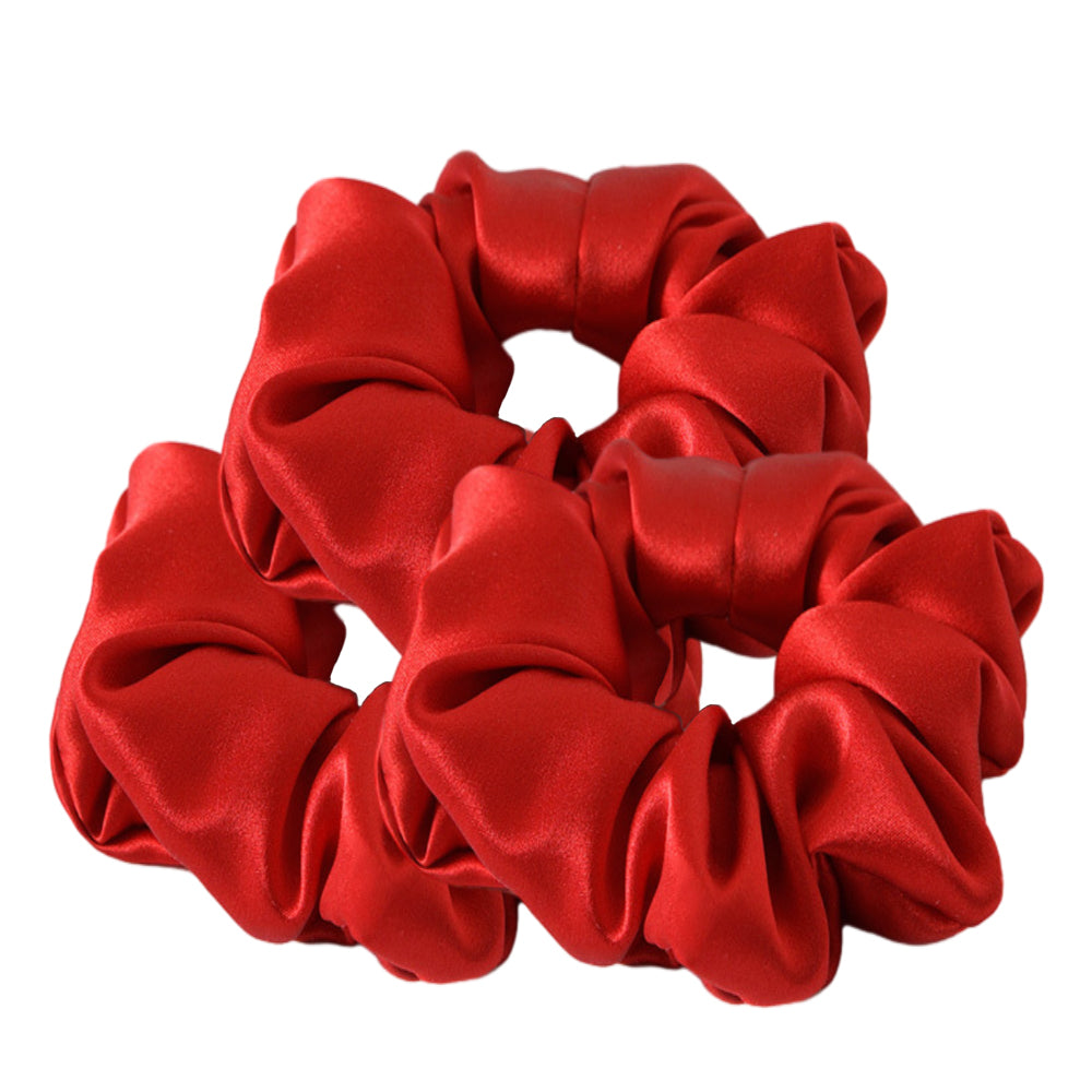 3 st silkehårscrunchie - 3,5 cm