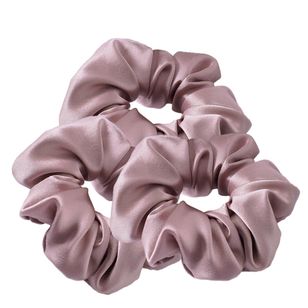 3 kpl silkkihiusscrunchie - 3,5 cm