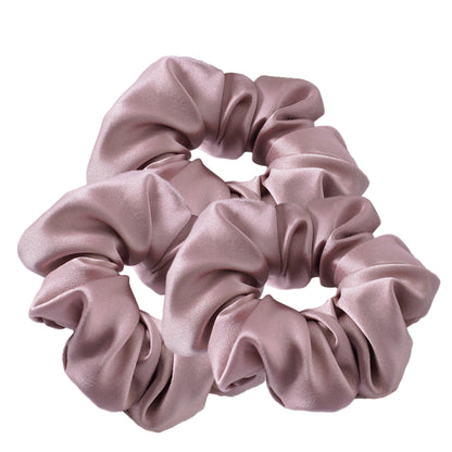 3 stk silke hår scrunchie - 3,5 cm