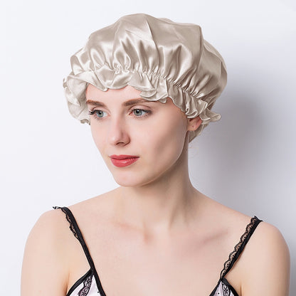 elastische Seidenhaube für Haare