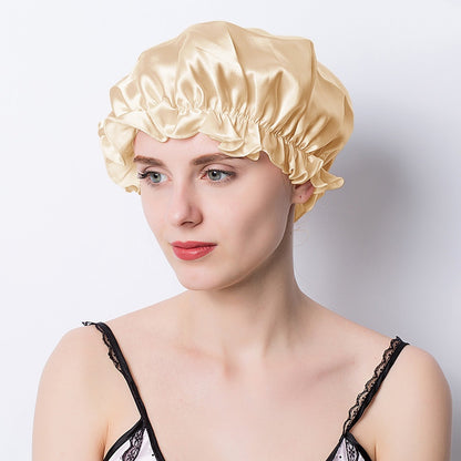 elastische Seidenhaube für Haare