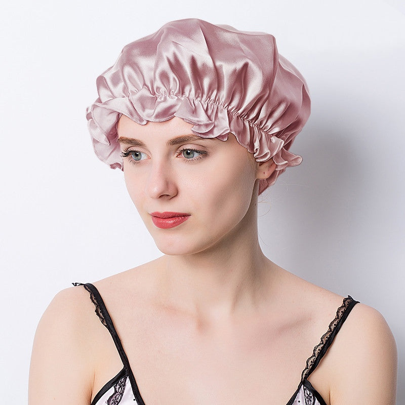 silk elastic bonnet for hair