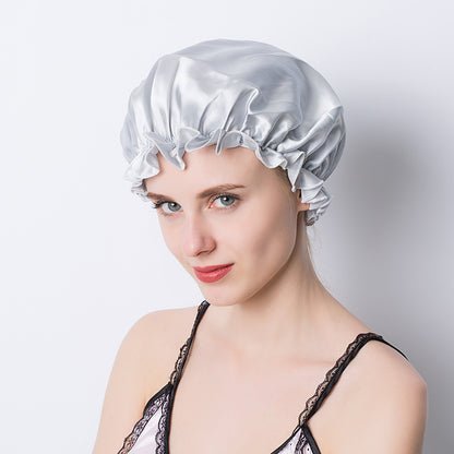 elastische Seidenhaube für Haare