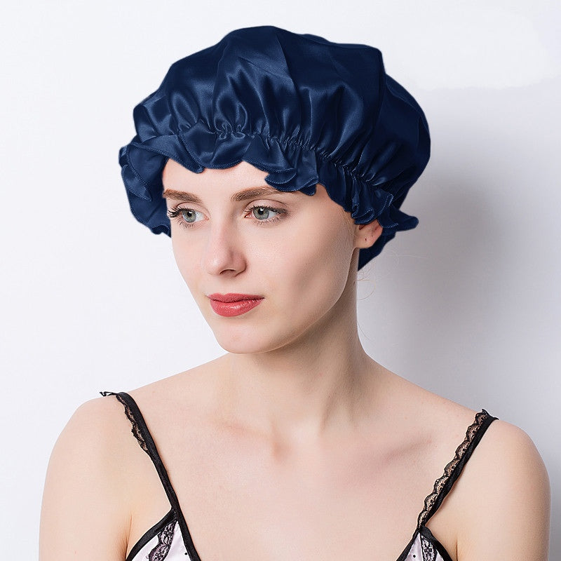 elastische Seidenhaube für Haare