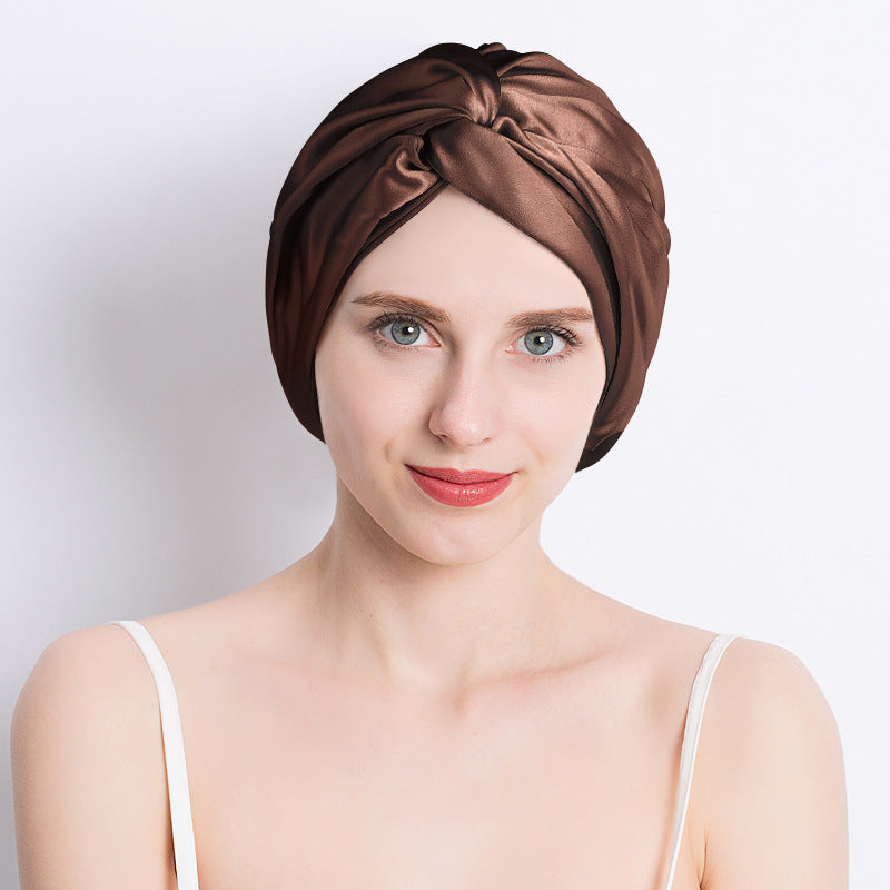 silk hair wrap bonnet