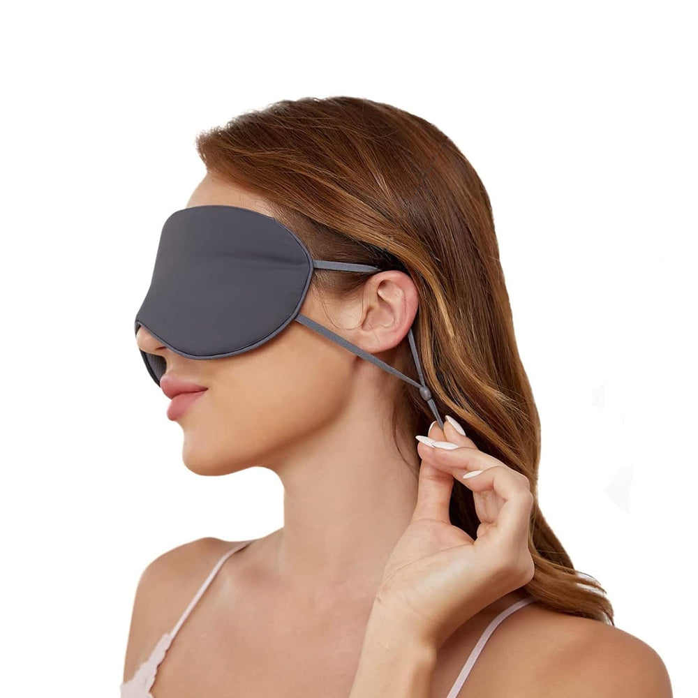 Ear-loop silk sleep eye mask